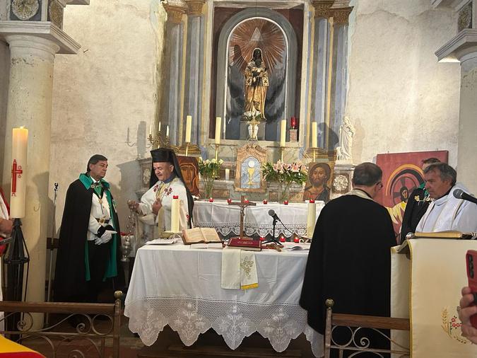 Ajaccio - La chapelle de la route des Sanguinaires a célébré le 350e anniversaire de l’arrivée des Grecs en Corse Ajaccio - La chapelle de la route des Sanguinaires a célébré le 350e anniversaire de l’arrivée des Grecs en Corse