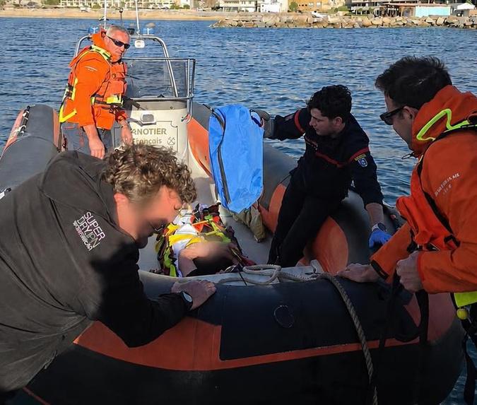 Propriano : une victime secourue sur la digue du port après une chute