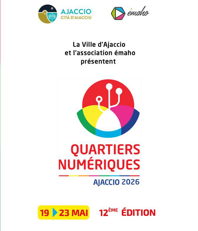 L'opération "Quartiers Numériques" revient à Ajaccio : cinq jours pour explorer le numérique autrement