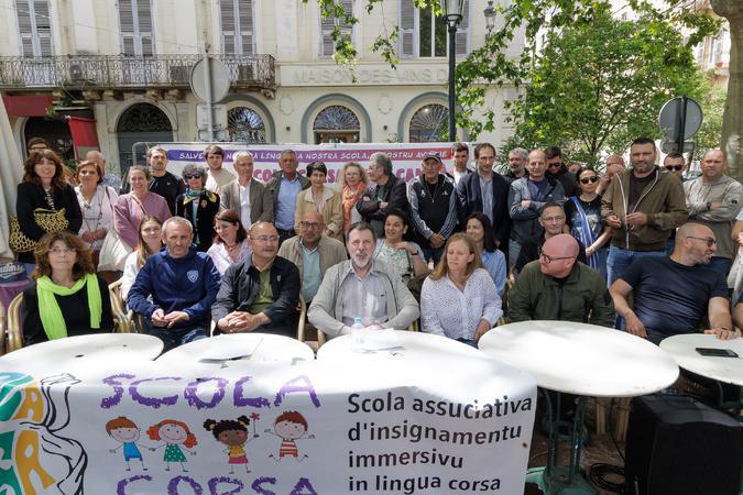Scola Corsa réaffirme ses revendications autour de la contractualisation de ses enseignants Scola Corsa réaffirme ses revendications autour de la contractualisation de ses enseignants