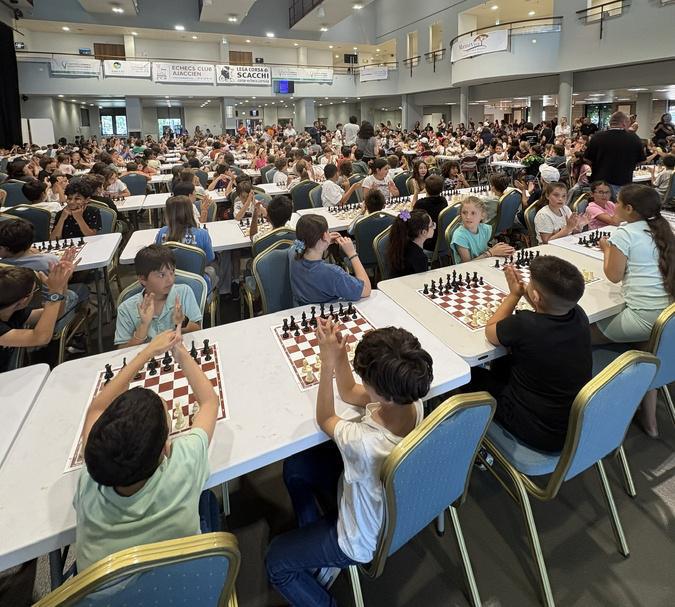 Ajaccio : 620 élèves réunis pour le 5e championnat scolaire d’échecs