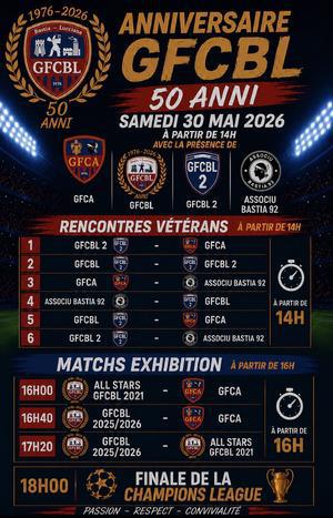 Football - Un super tournoi pour les 50 ans du GFCBL Football - Un super tournoi pour les 50 ans du GFCBL