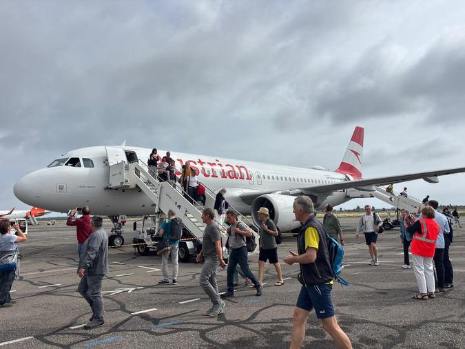 Bastia accueille le premier vol direct d’Austrian Airlines en provenance de Vienne Bastia accueille le premier vol direct d’Austrian Airlines en provenance de Vienne