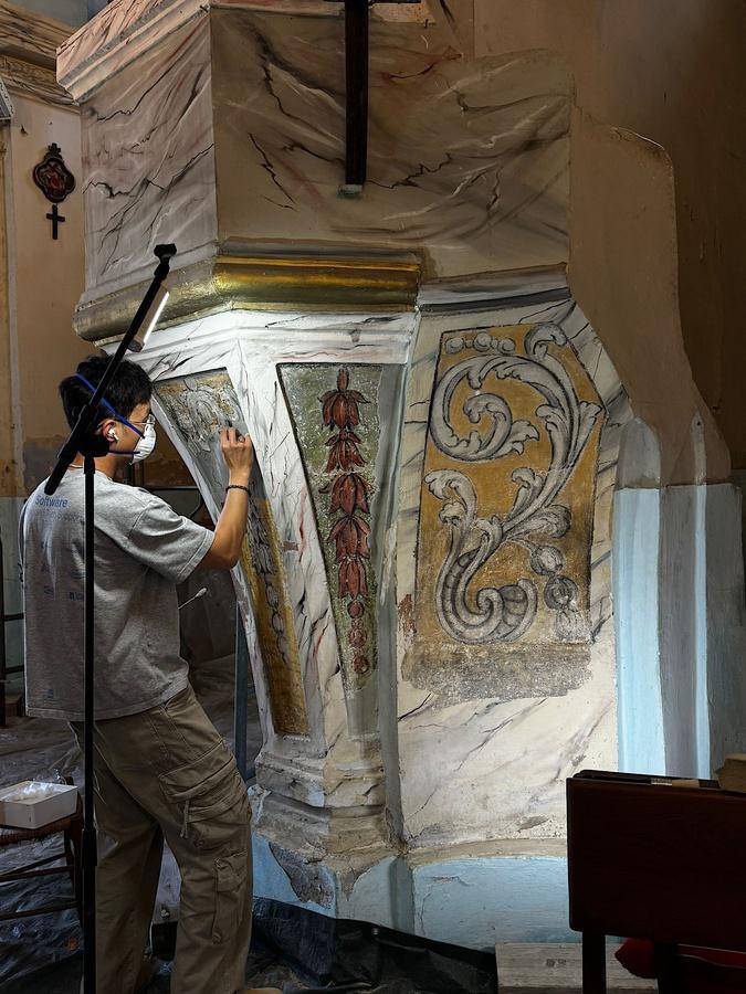Erbaghjolu - Un chantier-école de restauration du patrimoine prend racine dans l’église du village Erbaghjolu - Un chantier-école de restauration du patrimoine prend racine dans l’église du village