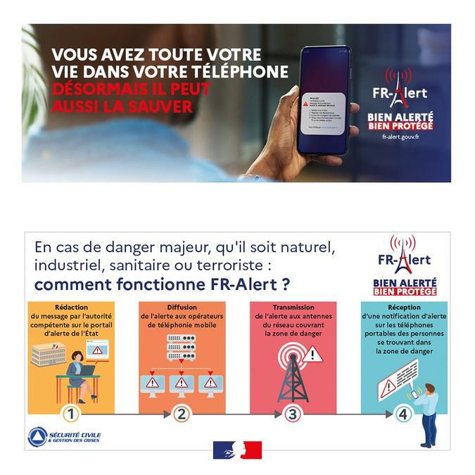 Test du dispositif FR Alert à Ajaccio ce mardi