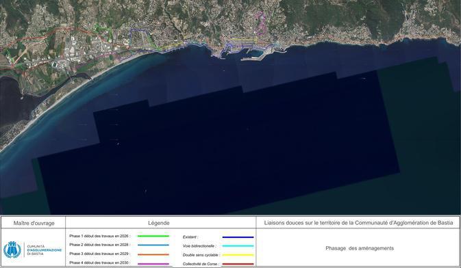 Communauté d’Agglomération de Bastia : 18 km de voies douces pour les piétons et les cyclistes