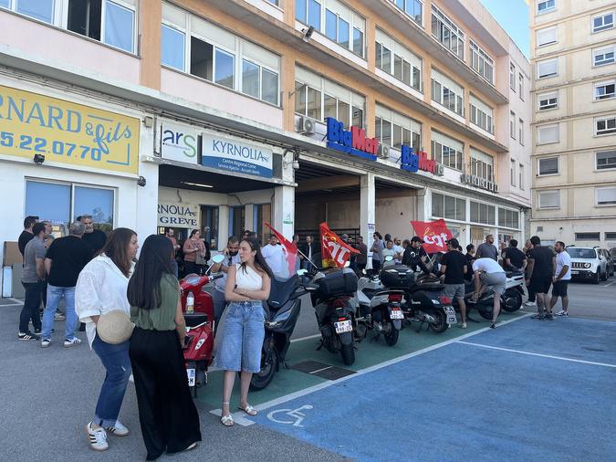 À Ajaccio, les salariés de Kyrnolia mobilisés contre la procédure de licenciement visant un délégué syndical À Ajaccio, les salariés de Kyrnolia mobilisés contre la procédure de licenciement visant un délégué syndical