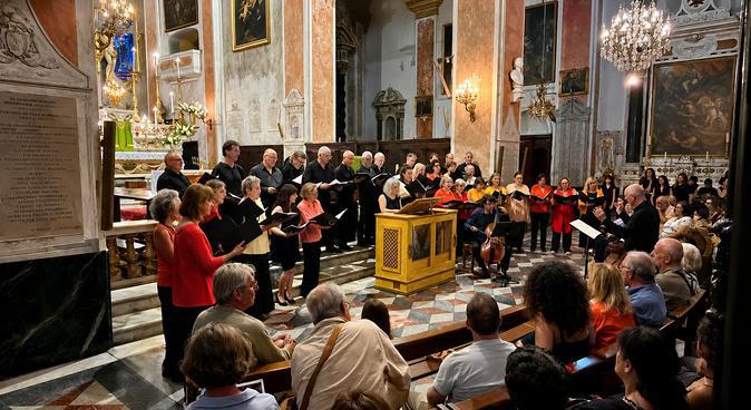 L’Art baroque à Bastia - Enfants des classes CHAV et Ensemble Vocal réunis dans la cathédrale Sainte-Marie L’Art baroque à Bastia - Enfants des classes CHAV et Ensemble Vocal réunis dans la cathédrale Sainte-Marie