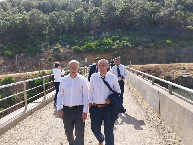Le chantier du barrage de Figari progresse pour mieux affronter les futures sécheresses Le chantier du barrage de Figari progresse pour mieux affronter les futures sécheresses