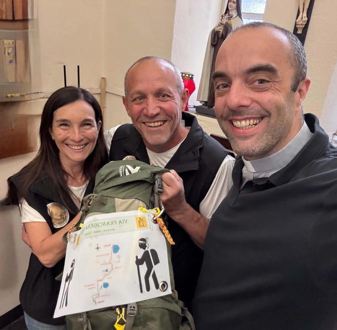 Bastia - Angélique et Stéphane : 206 km à pied sur la Via Francigena pour rejoindre Rome