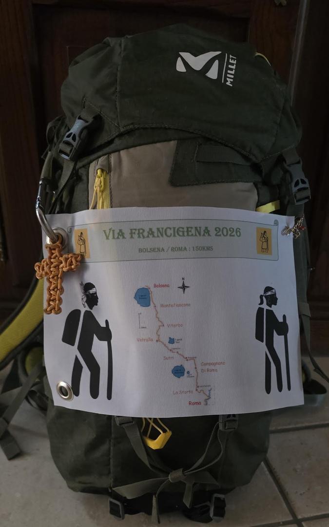 Bastia - Angélique et Stéphane : 206 km à pied sur la Via Francigena pour rejoindre Rome Bastia - Angélique et Stéphane : 206 km à pied sur la Via Francigena pour rejoindre Rome