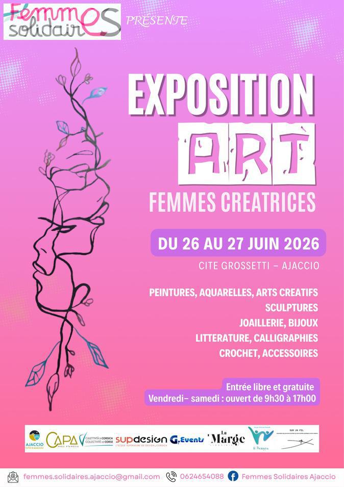 Femmes Créatrices : à Ajaccio, l’art féminin s’expose pour la première fois