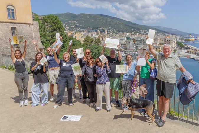 Urban Sketchers Bastia : des croqueurs urbains qui dessinent leur île de trait en trait