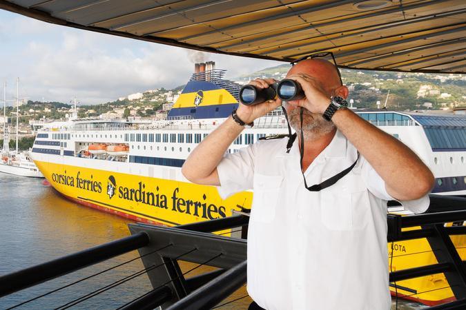 Bastia - Le capitaine du port, Thierry Cholet-Allegrini au cœur du trafic estival Bastia - Le capitaine du port, Thierry Cholet-Allegrini au cœur du trafic estival