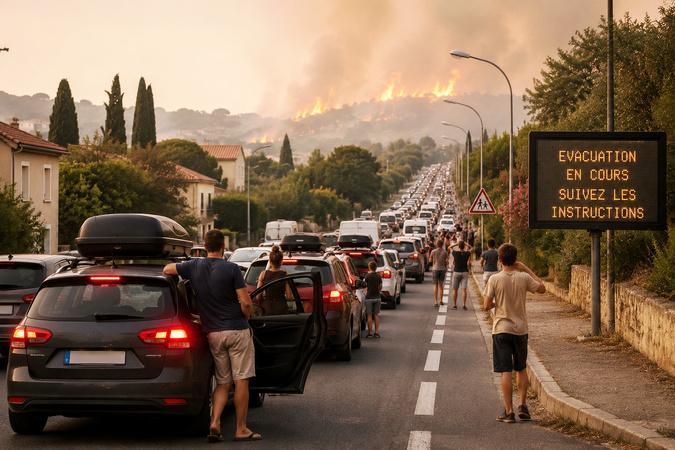 Incendies de forêt : l'évacuation, un nouveau défi pour la sécurité civile&nbsp;?