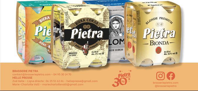 La Brasserie Pietra remplace le plastique par le carton pour ses packs de bières