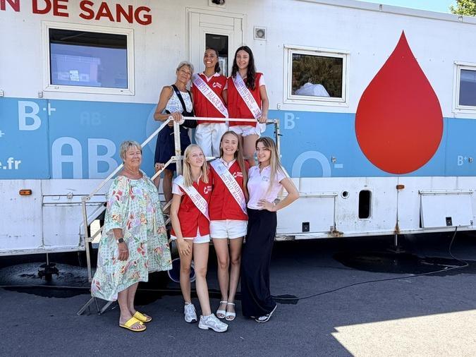 À Calvi, les jeunes Miss Balagne mobilisées pour promouvoir le don du sang À Calvi, les jeunes Miss Balagne mobilisées pour promouvoir le don du sang