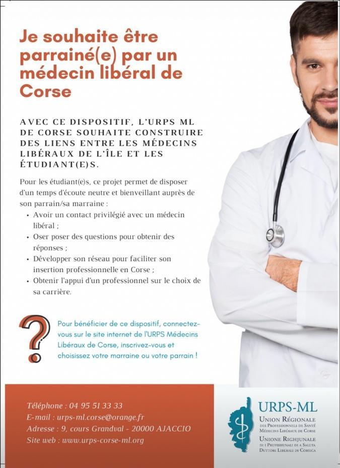 En Corse, des médecins parrains pour accompagner les étudiants jusqu'à l'installation En Corse, des médecins parrains pour accompagner les étudiants jusqu'à l'installation