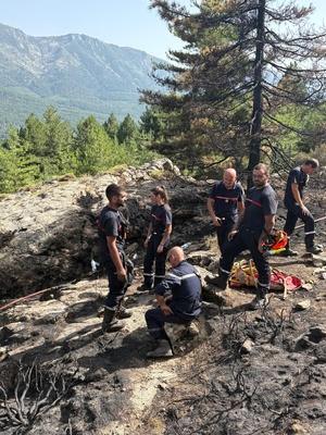 Albertacce - 25 kilomètres de pistes créés pour permettre aux pompiers un accès au cœur du sinistre