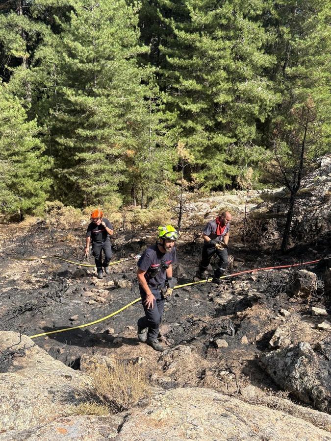 Albertacce - 25 kilomètres de pistes créés pour permettre aux pompiers un accès au cœur du sinistre Albertacce - 25 kilomètres de pistes créés pour permettre aux pompiers un accès au cœur du sinistre