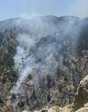 Incendie d'Albertacce : le feu est désormais contenu, mais la surveillance se poursuit