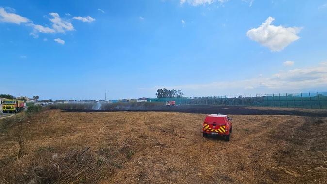 Lucciana - Un incendie parcourt 5 000 m2 près de l'aéroport