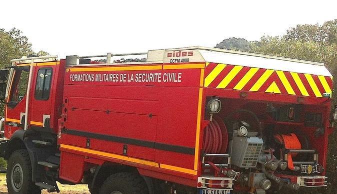 Un camion de la Sécurité civile se couche entre Tuani et le pont de Frasseta, quatre blessés légers