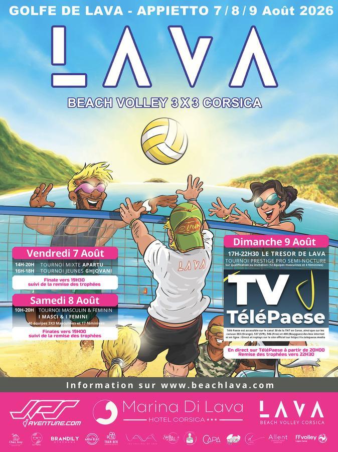 Beach-volley : pour ses 10 ans, le tournoi de Lava change de dimension avec un événement inédit sur trois jours Beach-volley : pour ses 10 ans, le tournoi de Lava change de dimension avec un événement inédit sur trois jours
