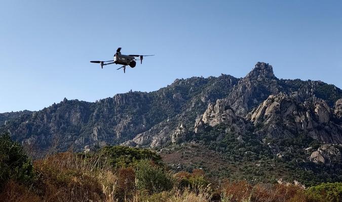 Ajaccio - La Police nationale déploie un drone à Saint Antoine pour renforcer la surveillance contre les incendies