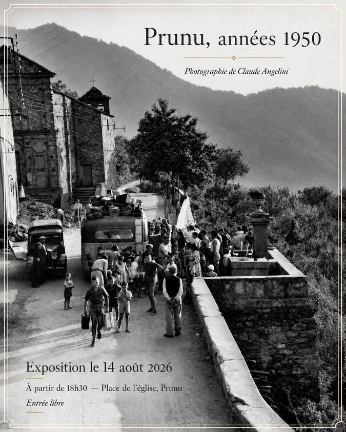 À Prunu, les Angelini racontent la mémoire du village par les mots et par l’image À Prunu, les Angelini racontent la mémoire du village par les mots et par l’image
