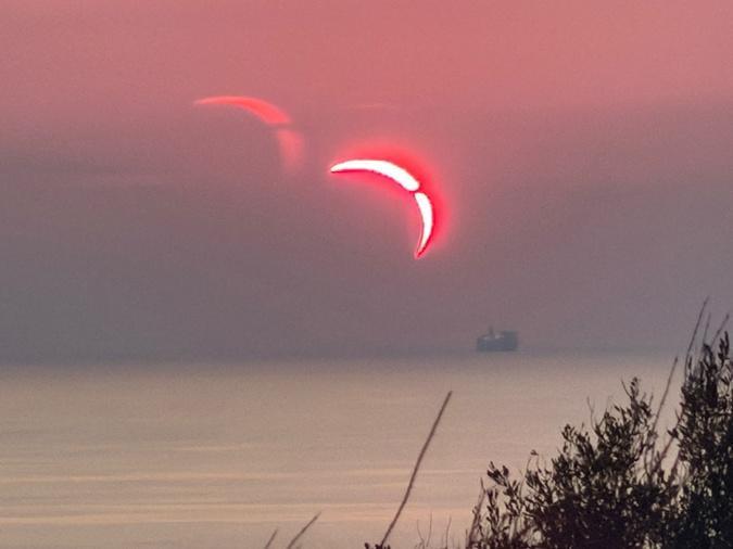 EN IMAGES - La Corse au rendez-vous de l’éclipse solaire