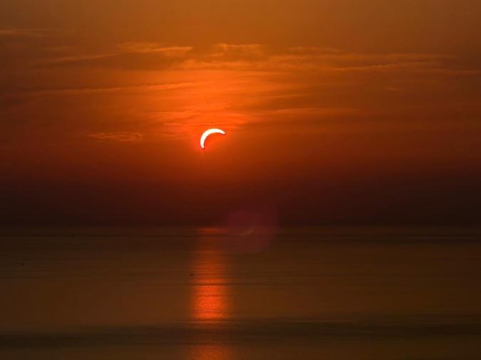 EN IMAGES - La Corse au rendez-vous de l’éclipse solaire