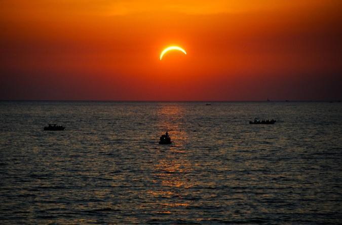 Éclipse solaire crépusculaire : quelque chose de magique