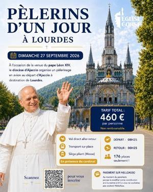 « Pèlerins d’un jour » à Lourdes avec le cardinal Bustillo pour la venue du pape Léon XIV