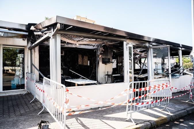 Ajaccio - Le "Bar des Lacs" ravagé par un incendie, la piste criminelle privilégiée