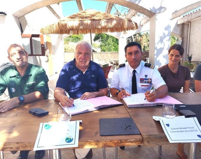 ​La base aérienne 126 s’engage à préserver les mouflons de ses survols dans le massif de Tova