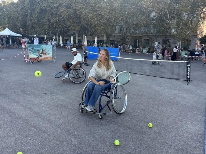 Bastia - Le parasport a l'honneur sur la place Saint-Nicolas