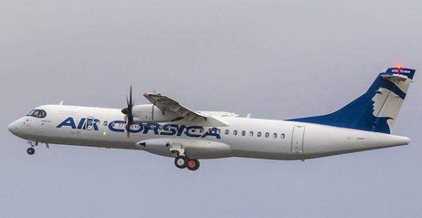 Air Corsica immobilise temporairement plusieurs ATR après des "événements techniques"