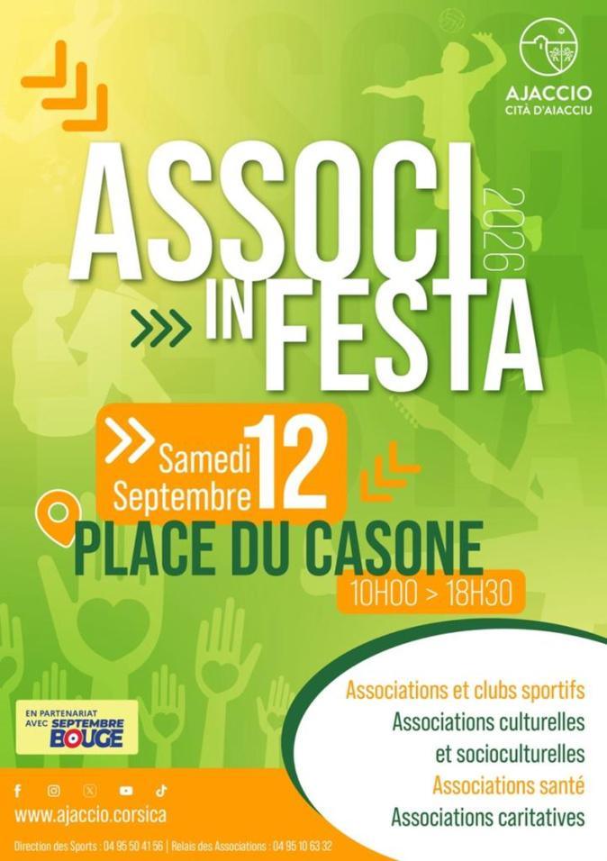 Associ in Festa : Ajaccio se met à l’heure de « Septembre, bouge ! » Associ in Festa : Ajaccio se met à l’heure de « Septembre, bouge ! »