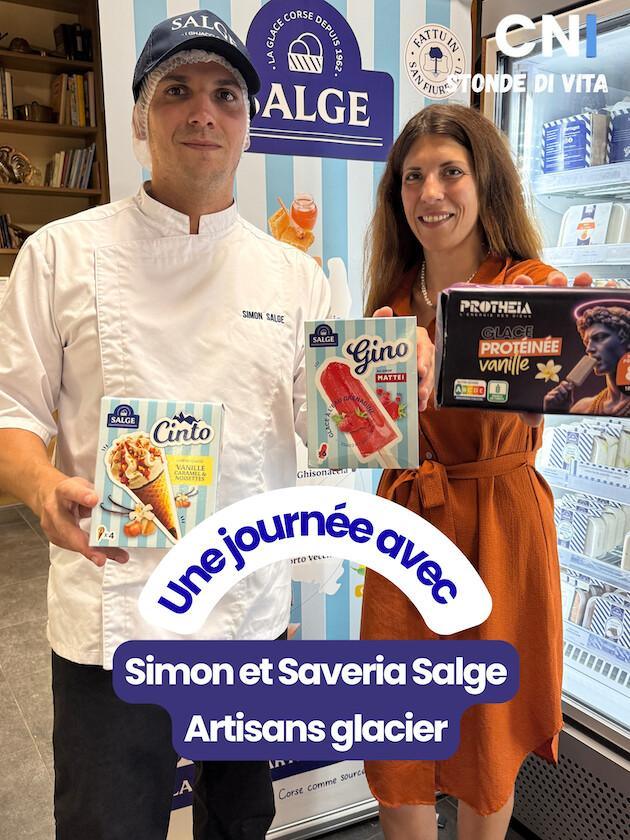 Stonde di vita avec… Simon et Saveria Salge, artisans glacier
