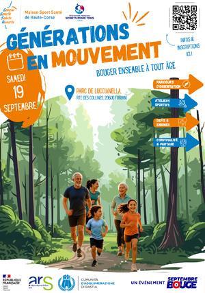 «Générations en mouvement » ce samedi 19 septembre à Furiani «Générations en mouvement » ce samedi 19 septembre à Furiani