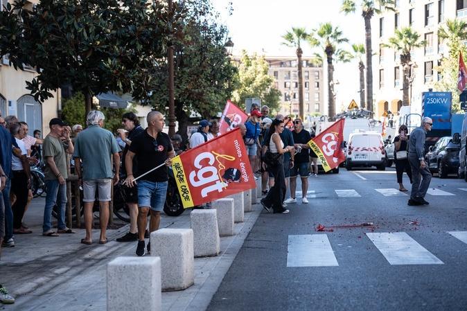 À Ajaccio, les agents du secteur de l'énergie dans la rue : « C’est le premier jour d’une bataille » À Ajaccio, les agents du secteur de l'énergie dans la rue : « C’est le premier jour d’une bataille »