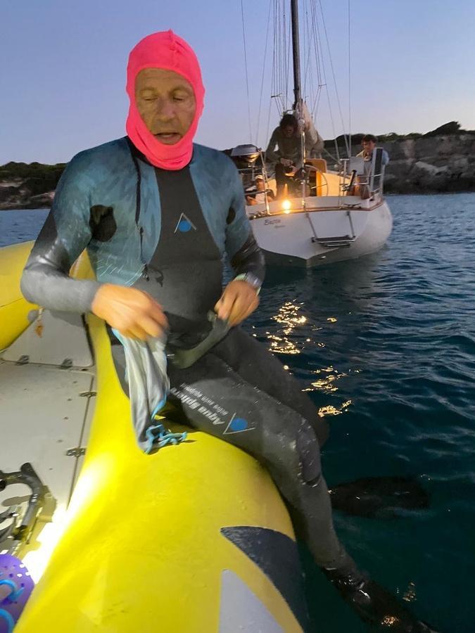 EN IMAGES - Bonifacio-Sardaigne à la nage - "Le Grand Rose" : défi réussi pour Etienne Meloni