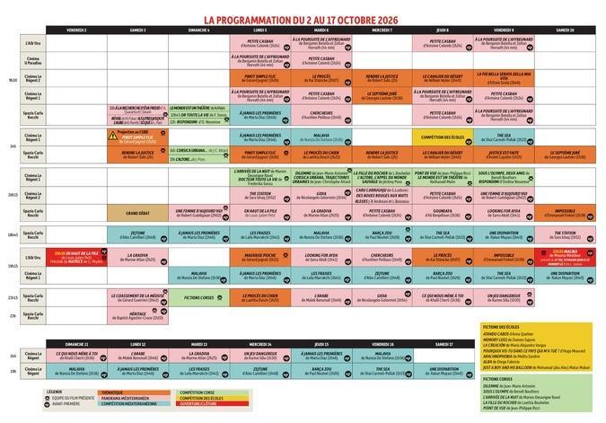 44e édition d’Arte Mare à Bastia et Biguglia : « Justice et Méditerranée au cinéma » 44e édition d’Arte Mare à Bastia et Biguglia : « Justice et Méditerranée au cinéma »