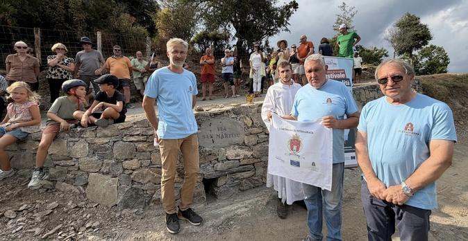 Petraserena : Cinq communes inaugurent un projet d’étapes sur a Via san Martinu
