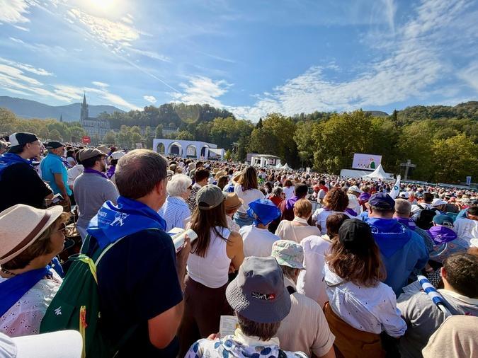 EN IMAGES - Près de 200 pèlerins corses à Lourdes à la rencontre du Pape Léon XIV