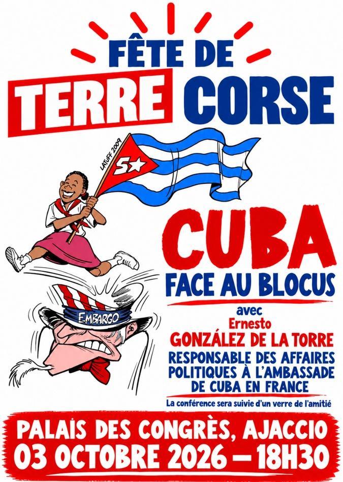 À Ajaccio, le PCF de Corse-du-Sud se tourne vers Cuba pour sa nouvelle édition de la Fête de Terre Corse