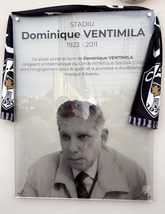 Bastia : Le stade d’Erbajolo est désormais le stade Dominique Ventimila Bastia : Le stade d’Erbajolo est désormais le stade Dominique Ventimila