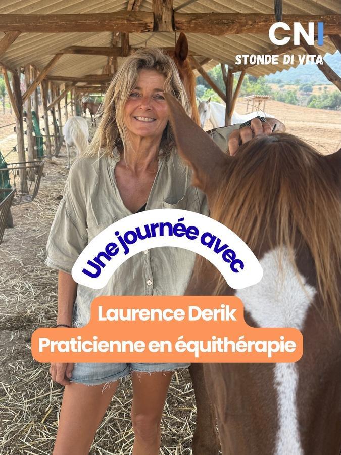 Stonde di Vita avec… Laurence Derik, praticienne en équithérapie à Olmeta-di-Tuda