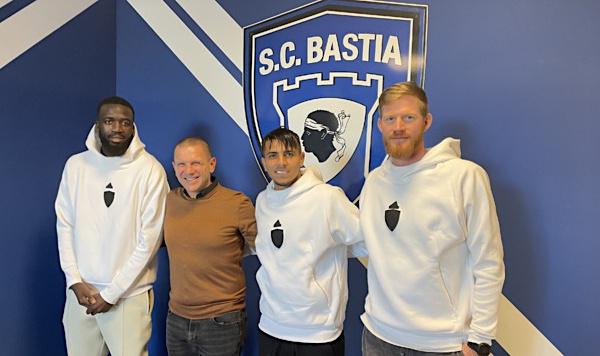  SC Bastia : Siby, Souboul et Charbonnier à pied d'œuvre